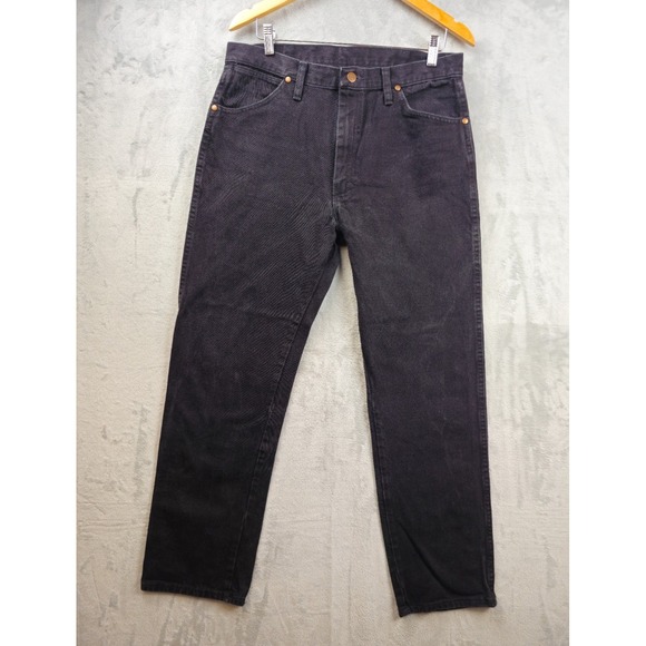 Wrangler Other - Wrangler Jeans Mens 34x31.5 Black Cowboy‎ Cut Western Denim 13MWZWK
